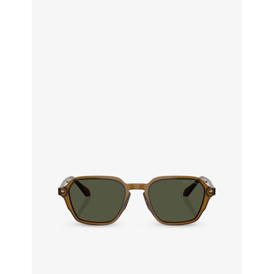 selfridges Giorgio Armani AR8220 Square-Shape Acetate Sunglasses- Buy online at McGrocer