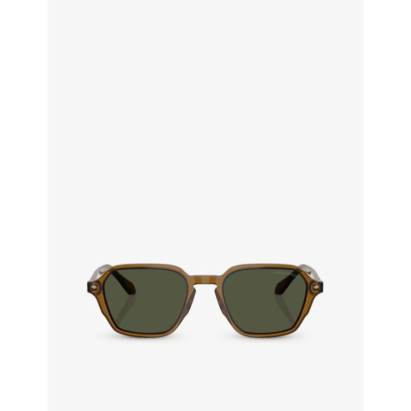 Giorgio Armani square acetate sunglasses AR8220, UK version