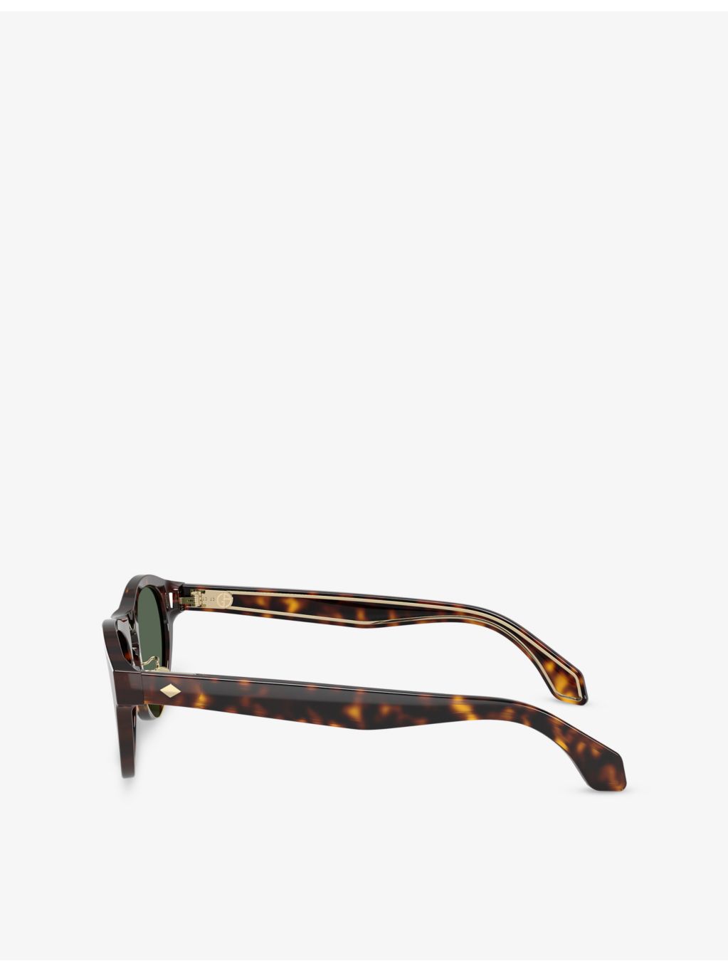 Giorgio Armani round-frame acetate sunglasses tortoiseshell - British product