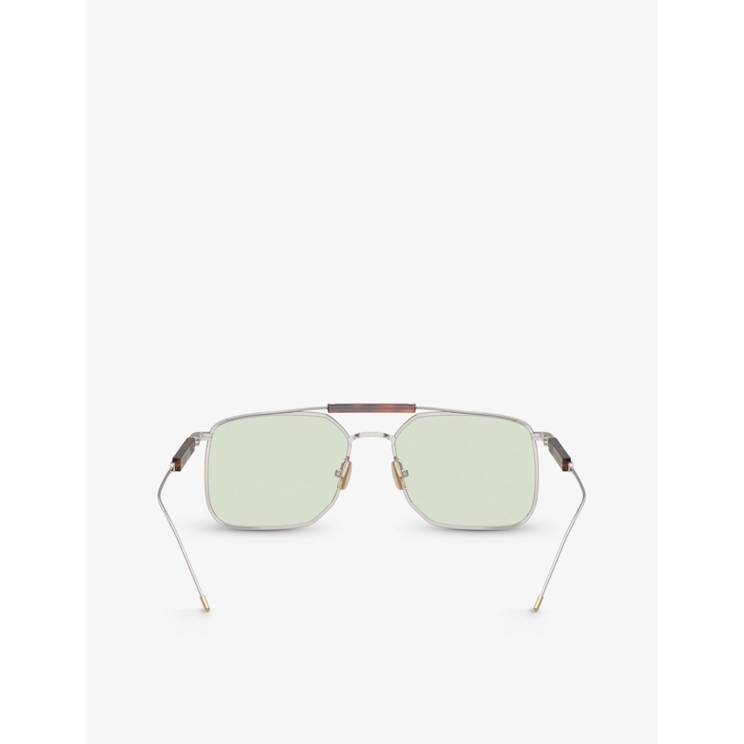 Brunello Cucinelli square-frame titanium sunglasses BC2005ST, imported from the UK