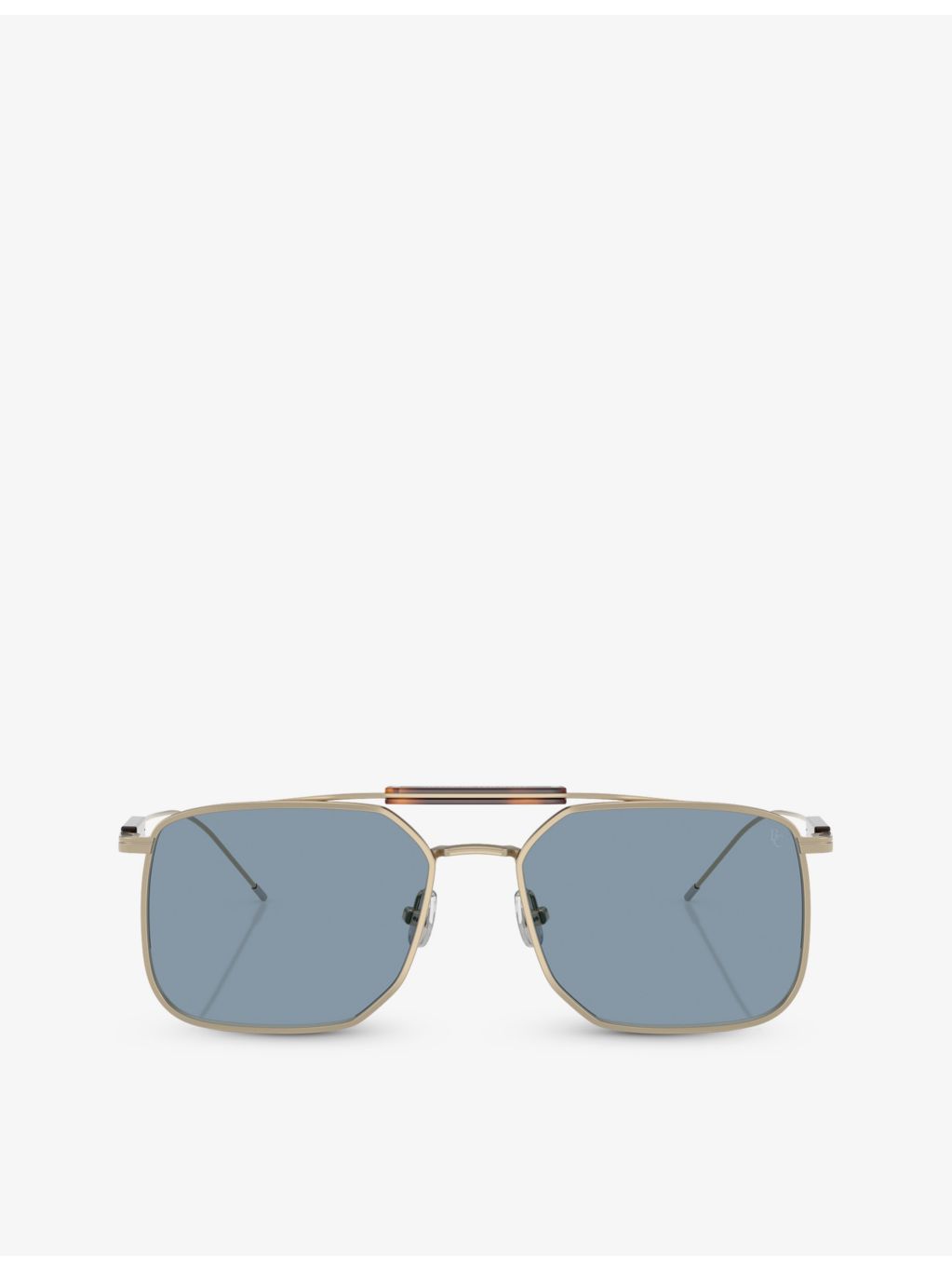 Brunello Cucinelli square-frame titanium sunglasses BC2005ST, imported from the UK