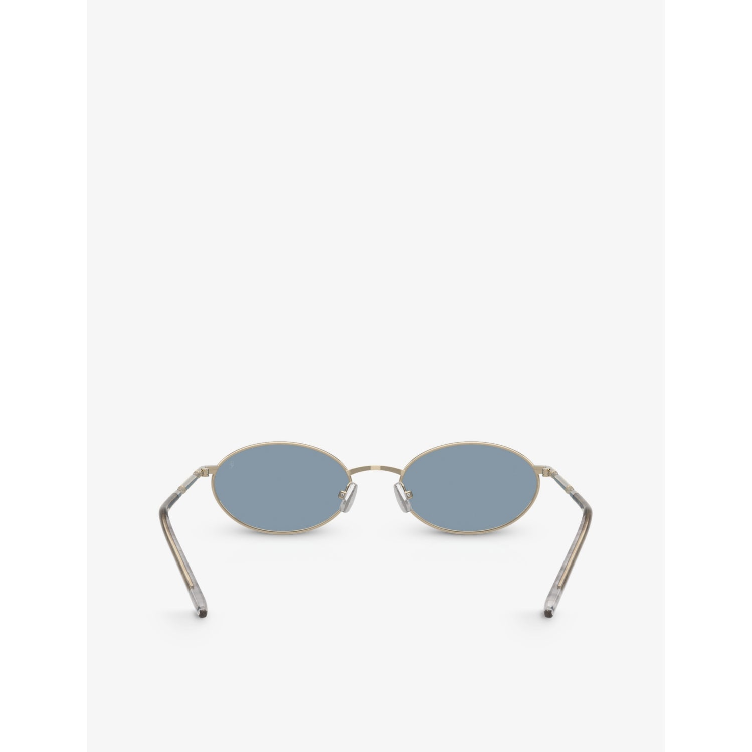 Brunello Cucinelli oval-frame titanium sunglasses BC2006ST (British brand)