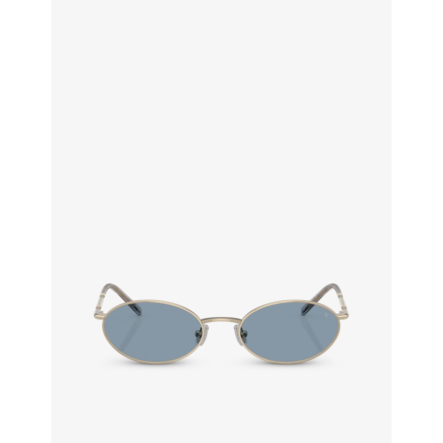 Brunello Cucinelli oval-frame titanium sunglasses BC2006ST (British brand)