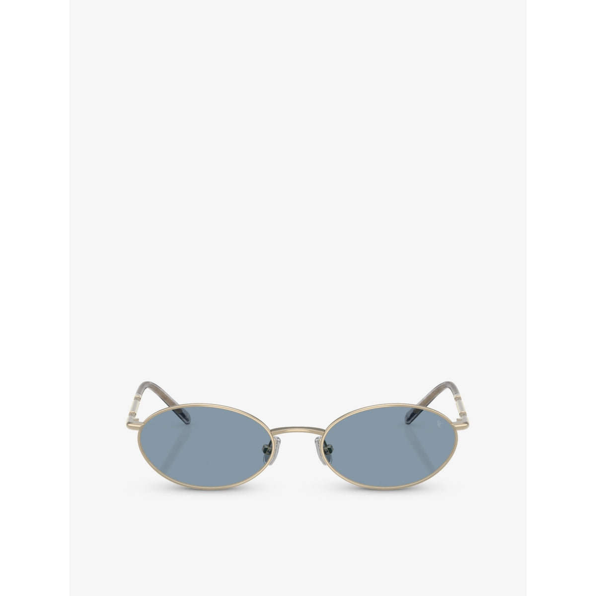 Brunello Cucinelli oval-frame titanium sunglasses BC2006ST (British brand)