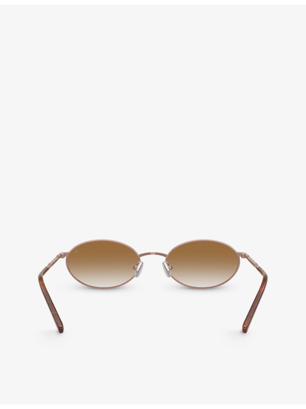 Brunello Cucinelli oval titanium sunglasses (British brand)