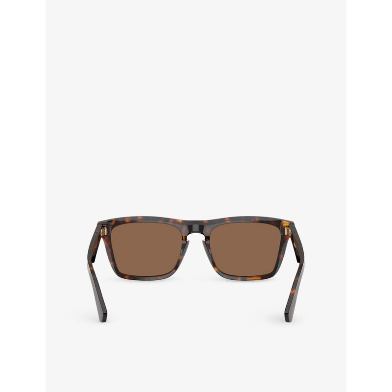 Burberry square-frame acetate sunglasses with tortoiseshell finish (British brand)