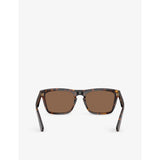 Burberry square-frame acetate sunglasses with tortoiseshell finish (British brand)