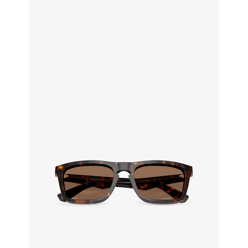Burberry square-frame acetate sunglasses with tortoiseshell finish (British brand)