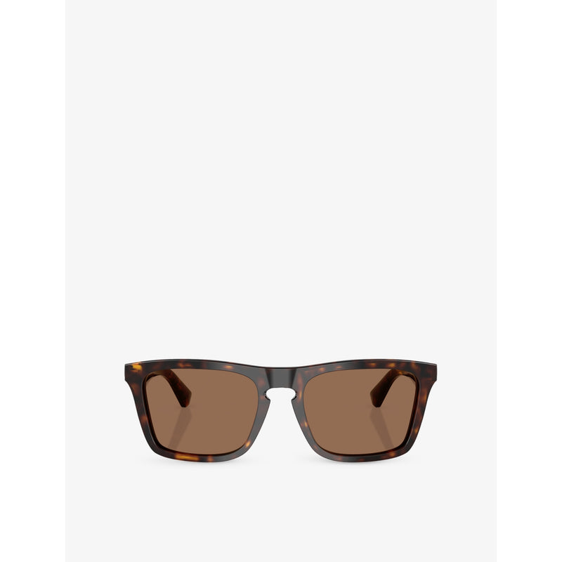 Burberry square-frame acetate sunglasses with tortoiseshell finish (British brand)