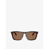 Burberry square-frame acetate sunglasses with tortoiseshell finish (British brand)