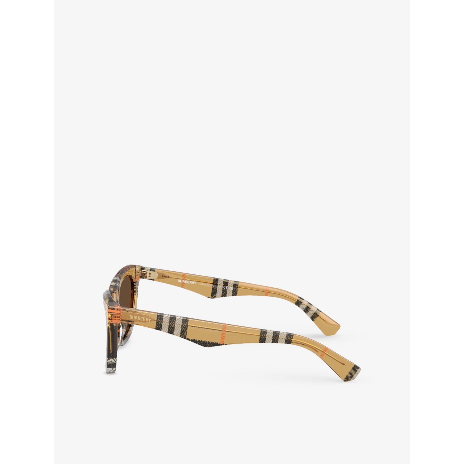 Burberry cat-eye acetate sunglasses with gold hardware BE4435 - British product