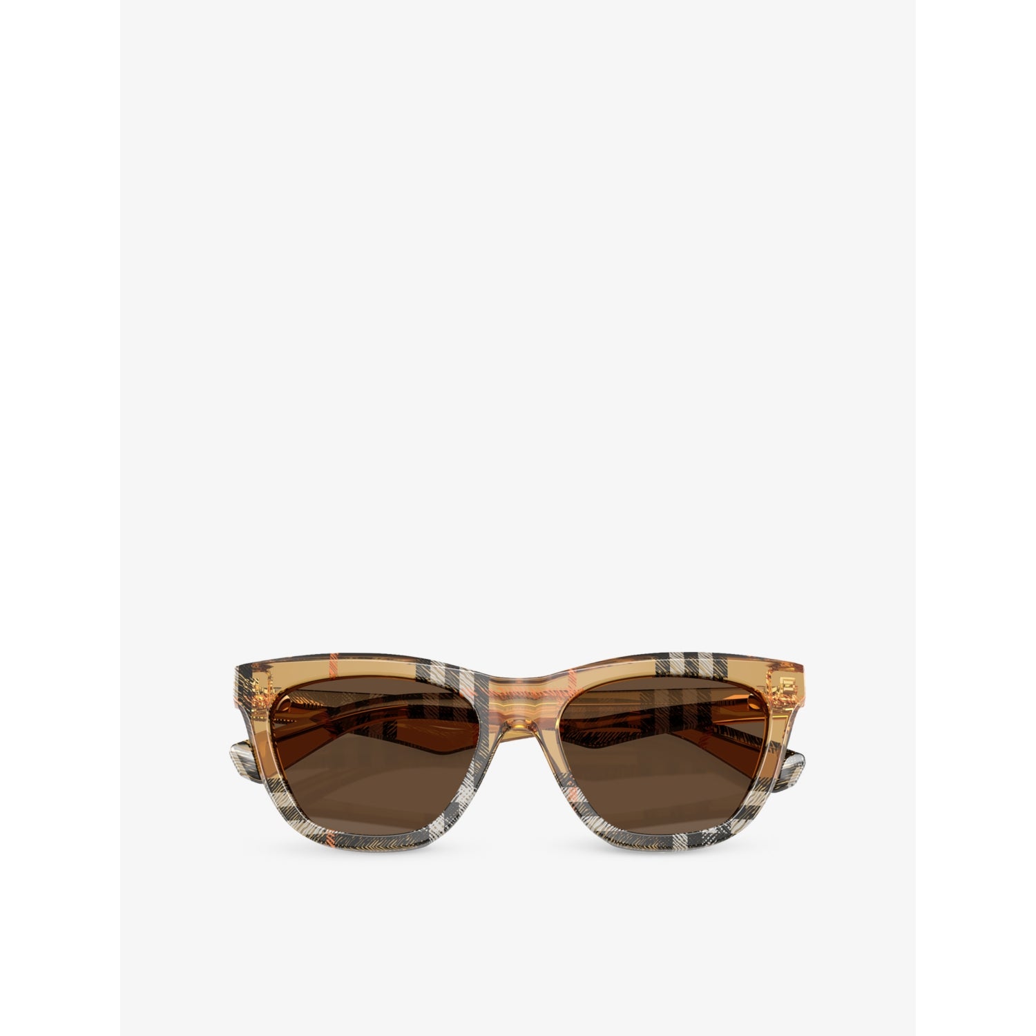 Burberry cat-eye acetate sunglasses with gold hardware BE4435 - British product