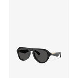 Burberry pilot-frame acetate sunglasses BE4437U - British product