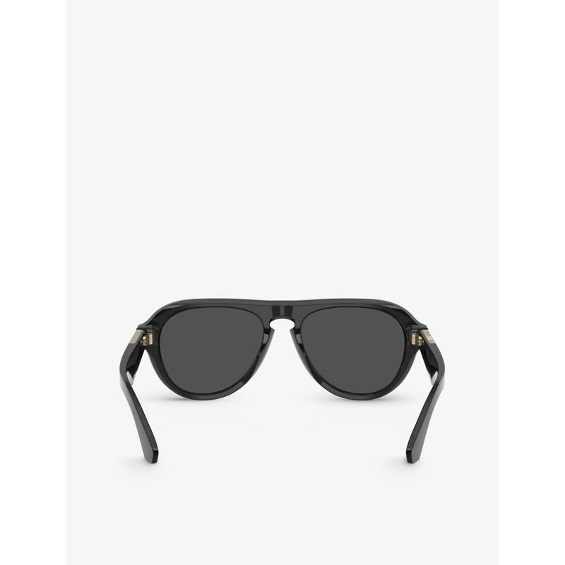 Burberry pilot-frame acetate sunglasses BE4437U - British product
