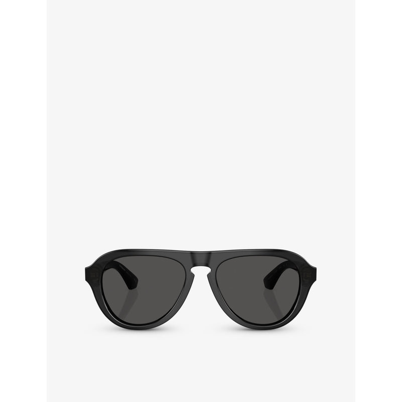 Burberry pilot-frame acetate sunglasses BE4437U - British product