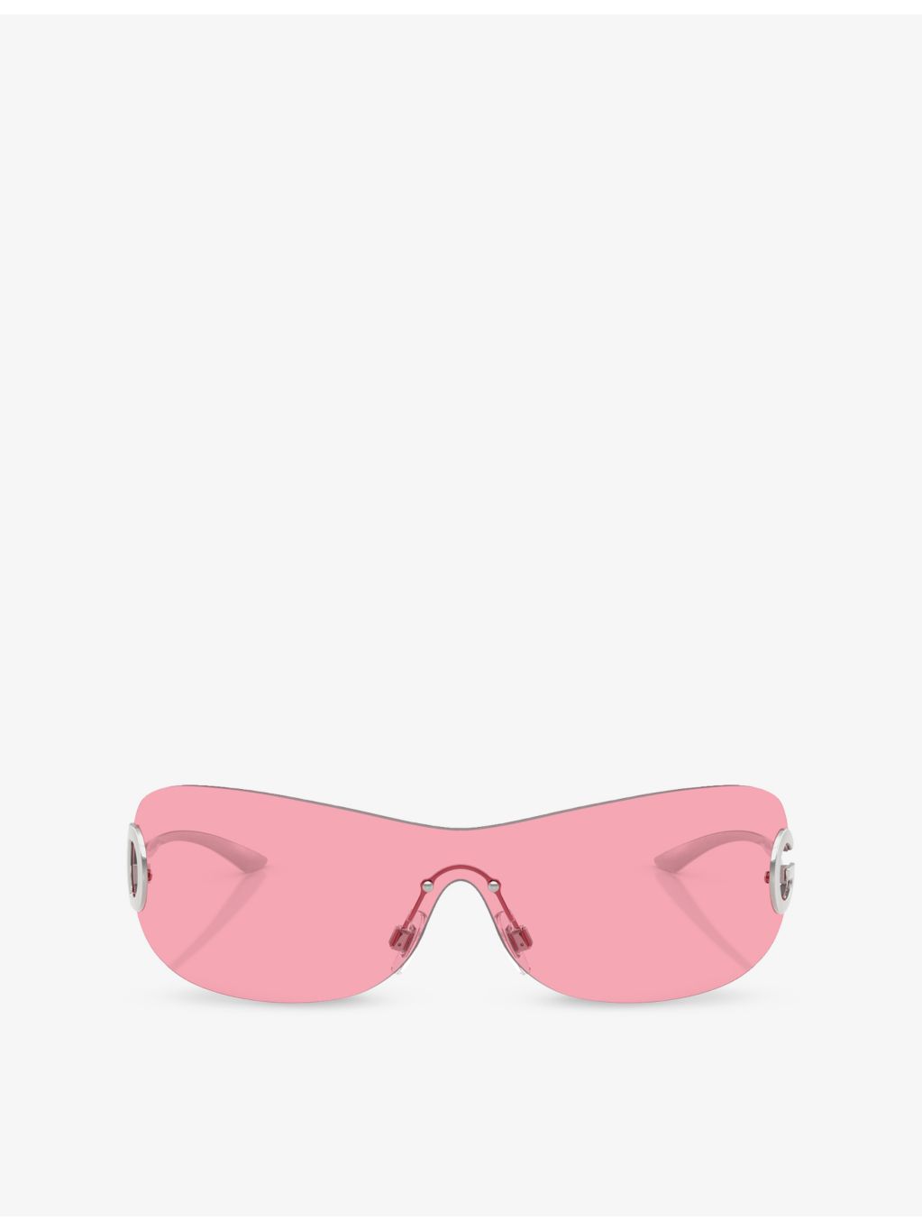 Dolce & Gabbana DG2308 shield-frame metal sunglasses, UK version
