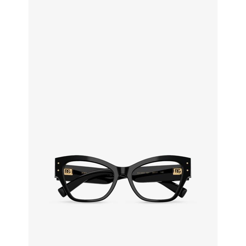 Dolce & Gabbana DG3404 irregular-frame optical glasses (British brand)