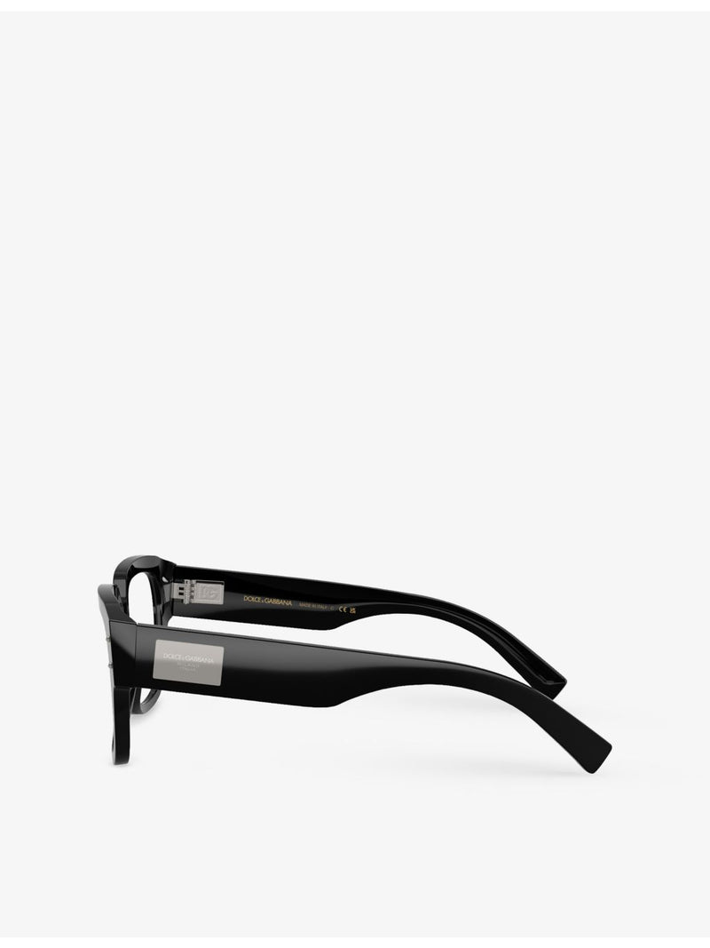 Dolce & Gabbana DG3405 square-frame acetate optical glasses, imported from the UK