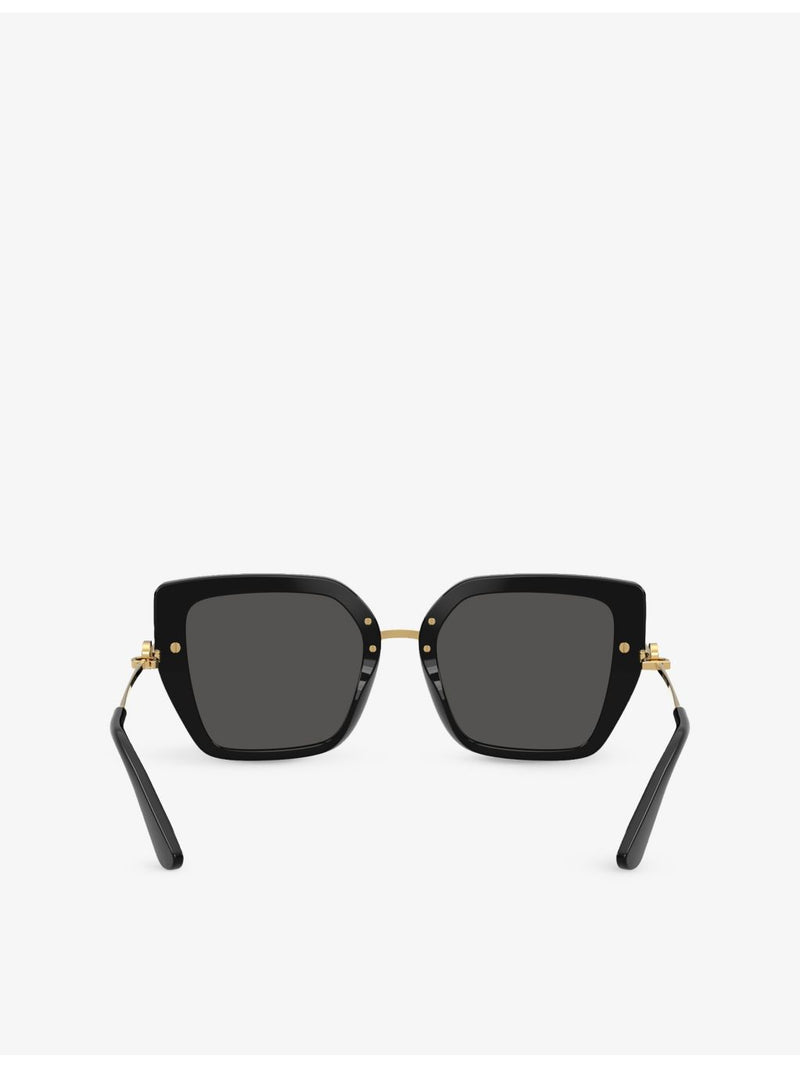 Dolce & Gabbana cat-eye acetate sunglasses DG4474, imported from the UK