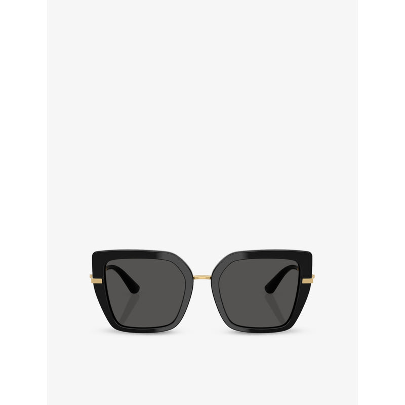 Dolce & Gabbana cat-eye acetate sunglasses DG4474, imported from the UK