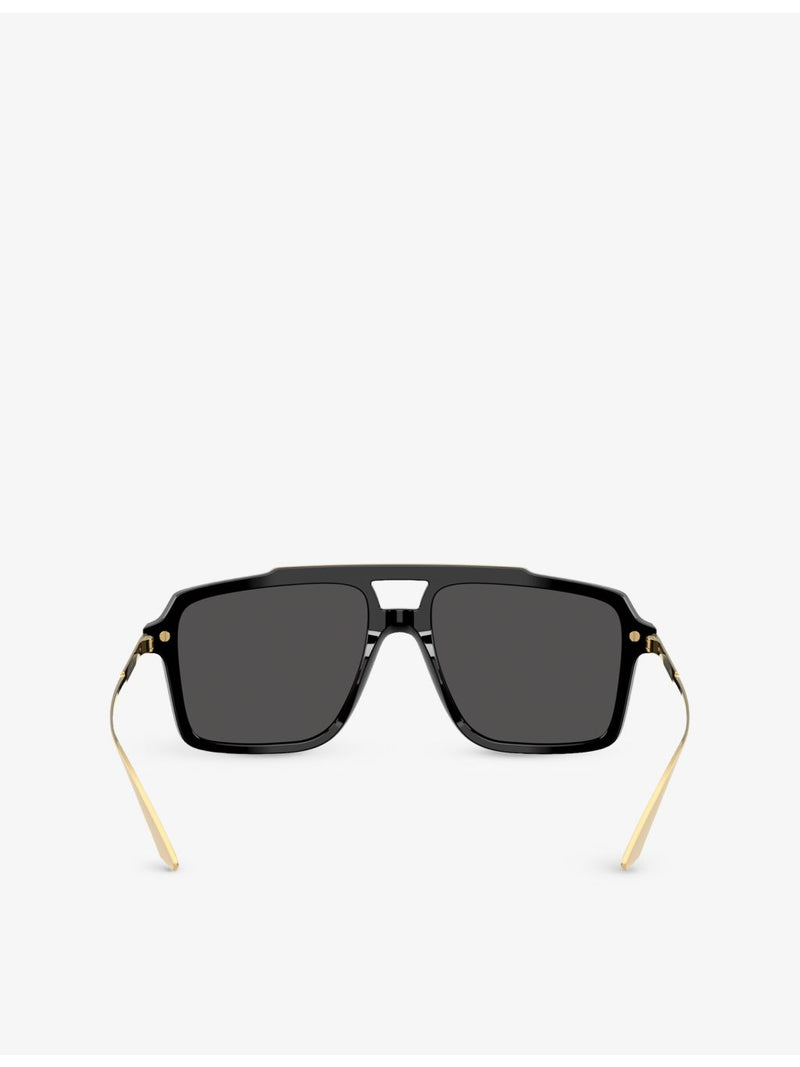 Dolce & Gabbana DG4477 pilot acetate sunglasses (British brand)