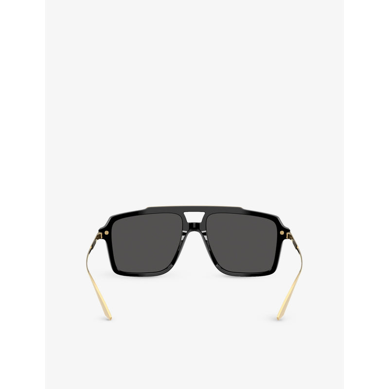 Dolce & Gabbana DG4477 pilot acetate sunglasses (British brand)