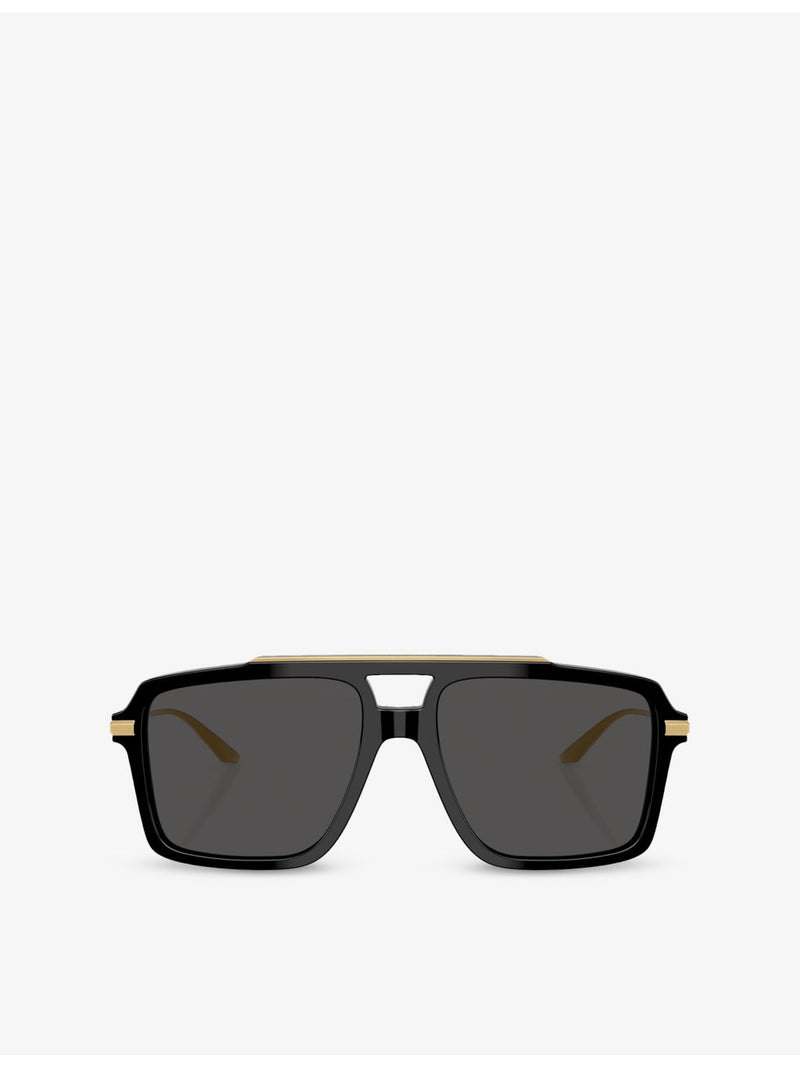 Dolce & Gabbana DG4477 pilot acetate sunglasses (British brand)