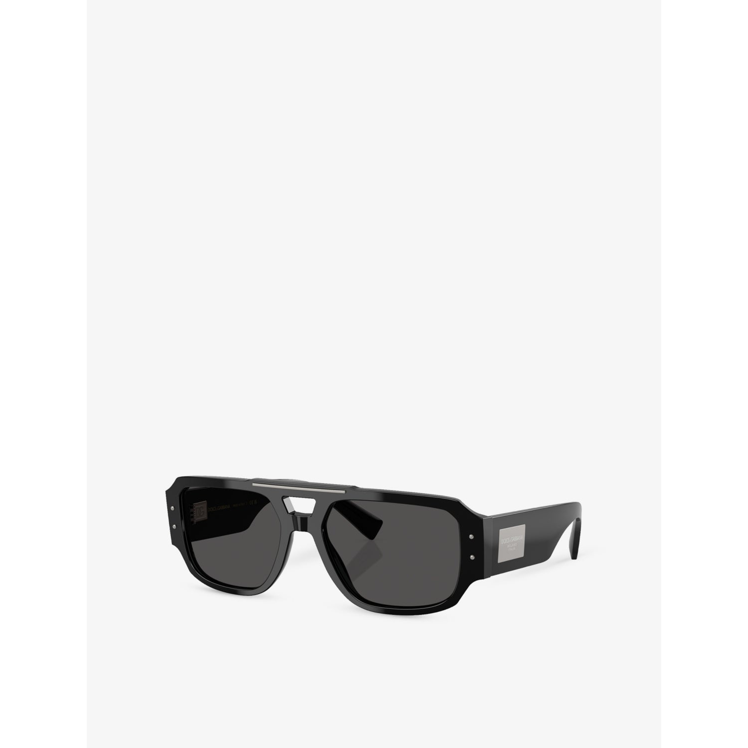 Dolce & Gabbana pilot-frame acetate sunglasses with gold hardware - British product