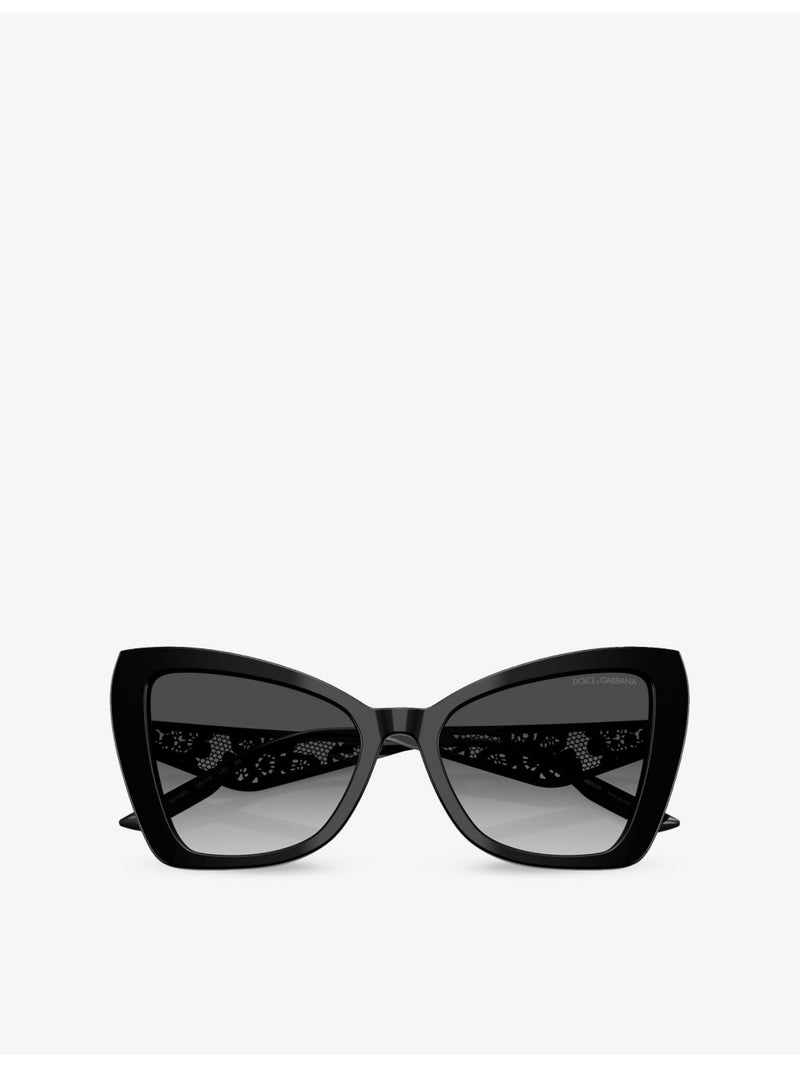 Dolce & Gabbana cat-eye acetate sunglasses DG4489 (British brand)
