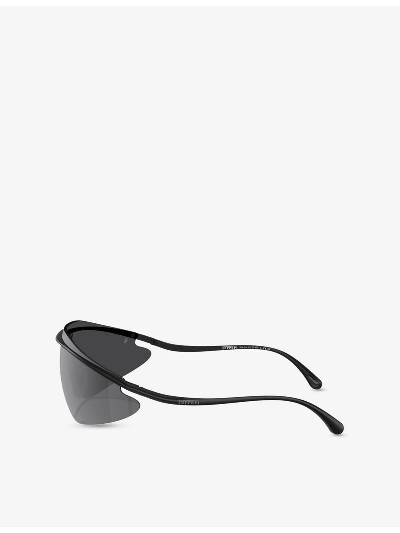 Ferrari FH1015 irregular-frame metal sunglasses, imported from the UK