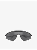 Ferrari FH1015 irregular-frame metal sunglasses, imported from the UK