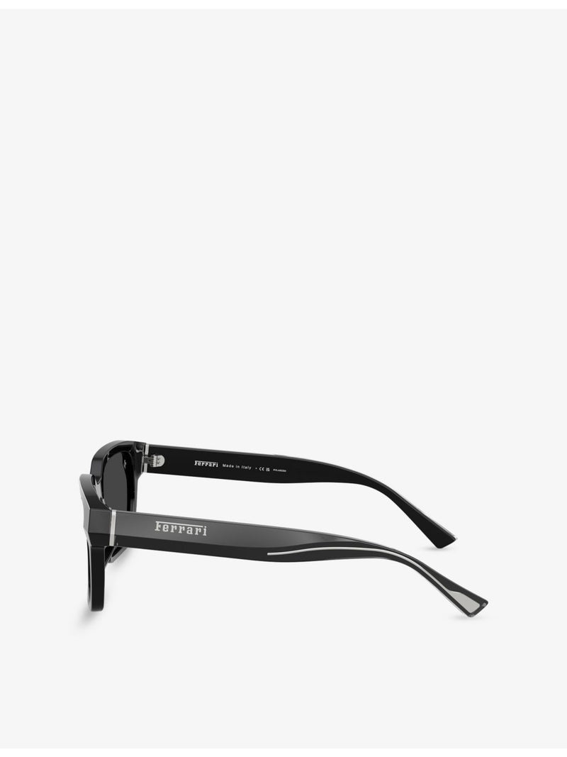 Ferrari square-frame acetate sunglasses FH2011U (British brand)