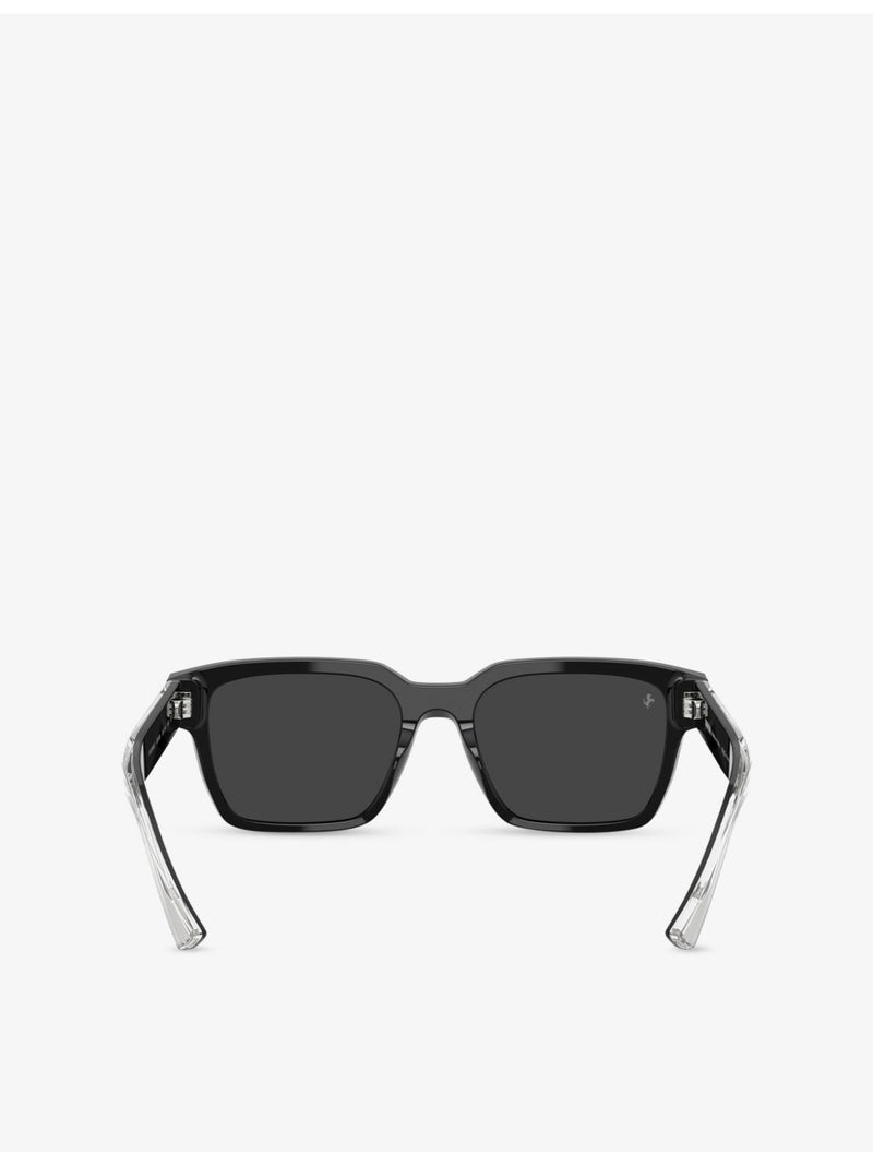 Ferrari square-frame acetate sunglasses FH2011U (British brand)