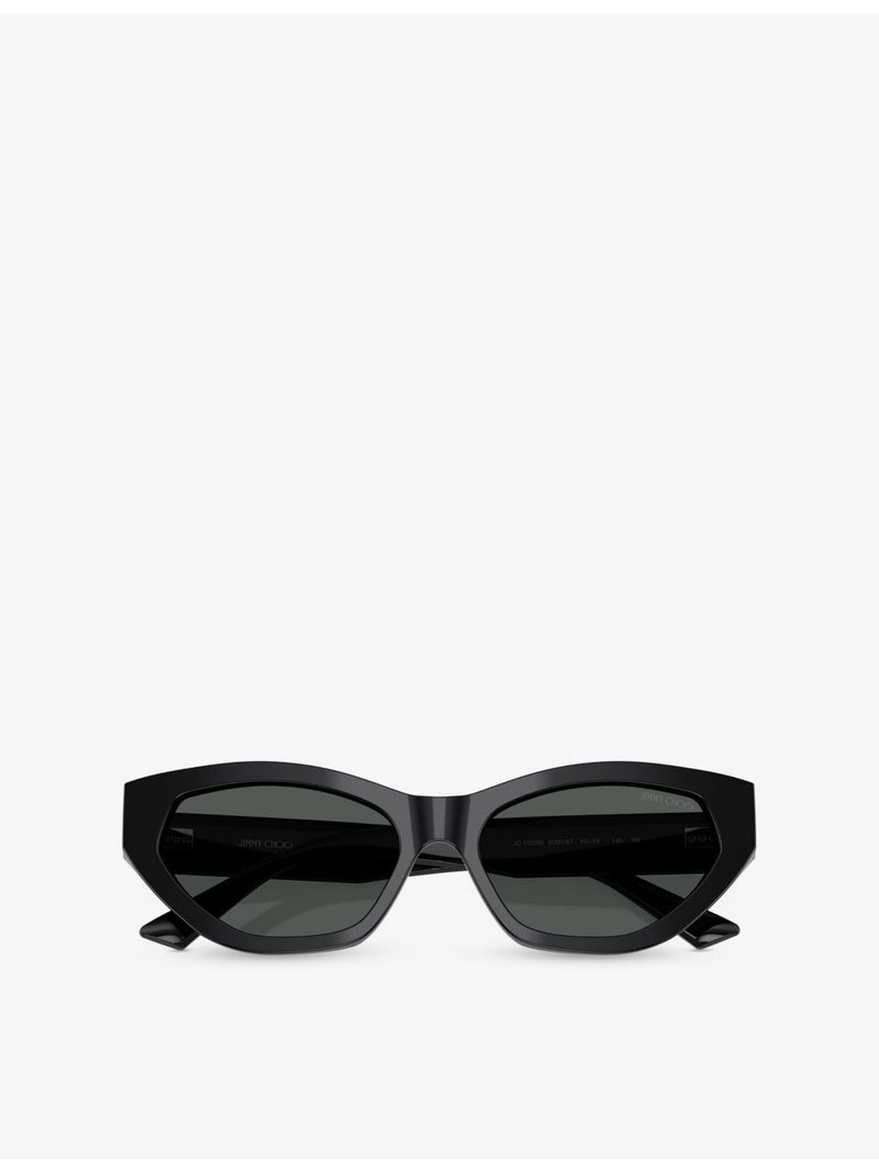 Jimmy Choo sunglasses cat-eye acetate 55mm, imported from the UK