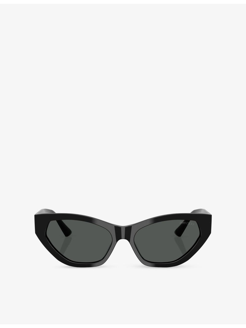 Jimmy Choo sunglasses cat-eye acetate 55mm, imported from the UK