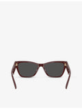 Jimmy Choo pillow-frame acetate sunglasses - British product