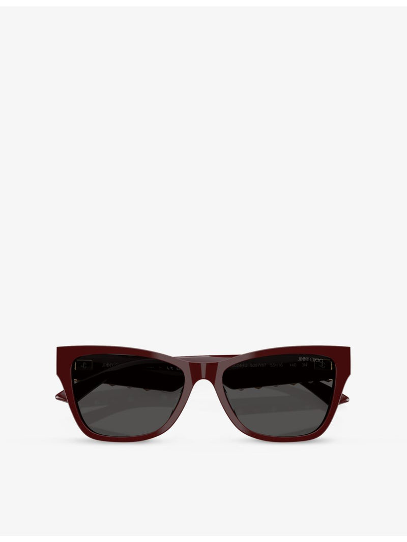 Jimmy Choo pillow-frame acetate sunglasses - British product