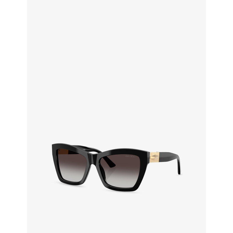Jimmy Choo JC5031 cat-eye acetate sunglasses - British product