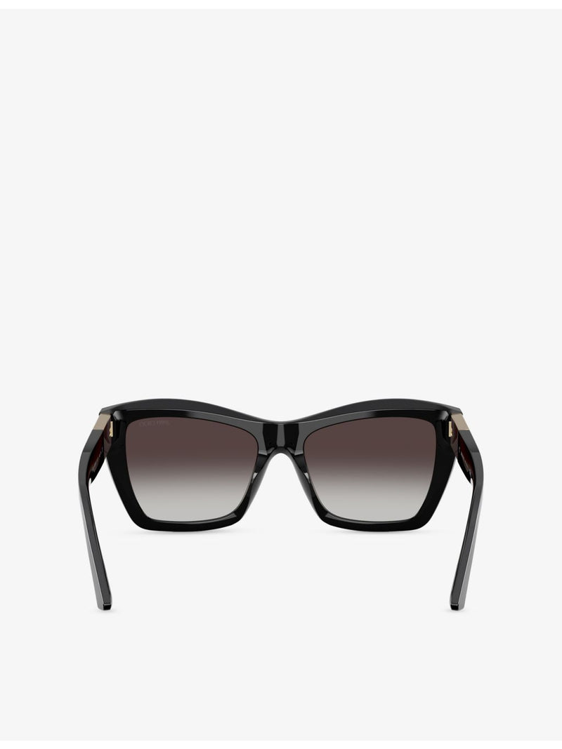 Jimmy Choo JC5031 cat-eye acetate sunglasses - British product