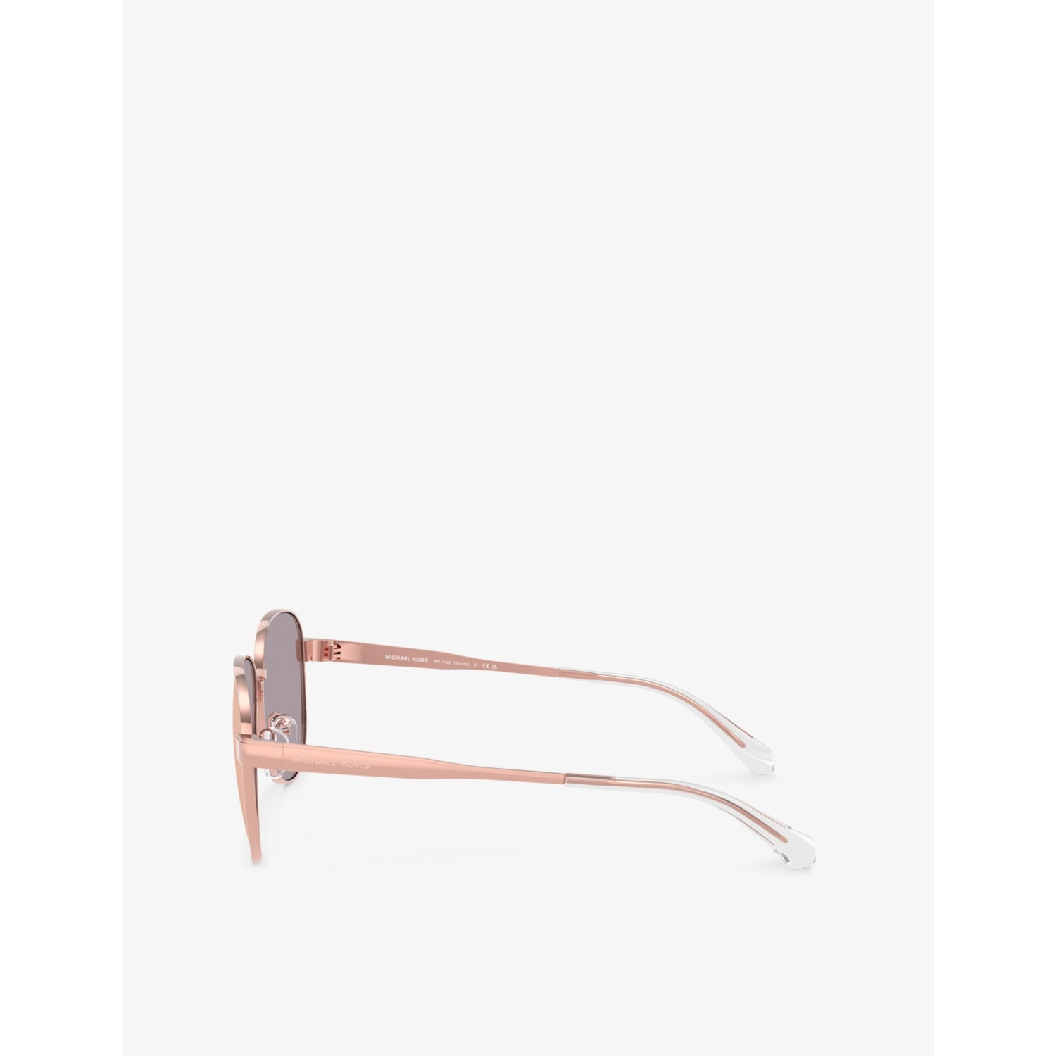 Michael Kors sunglasses pilot frame metal rose-gold - British product