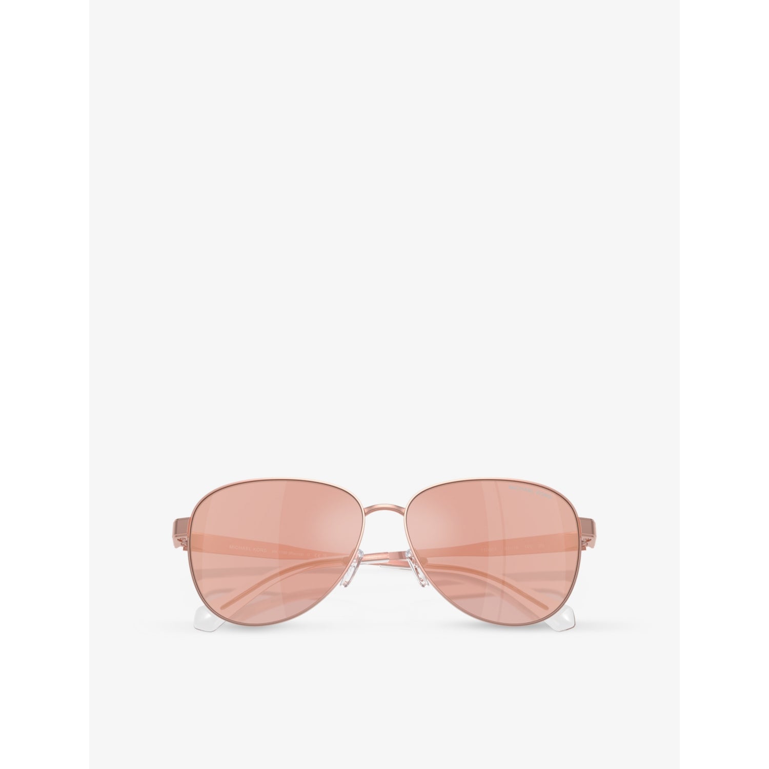 Michael Kors sunglasses pilot frame metal rose-gold - British product