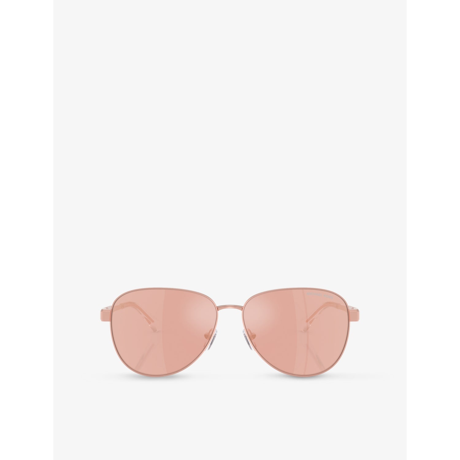 Michael Kors sunglasses pilot frame metal rose-gold - British product