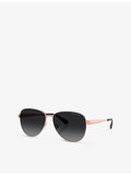 Michael Kors MK1160 pilot-frame metal sunglasses - British product