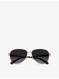 Michael Kors MK1160 pilot-frame metal sunglasses - British product