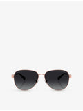 Michael Kors MK1160 pilot-frame metal sunglasses - British product