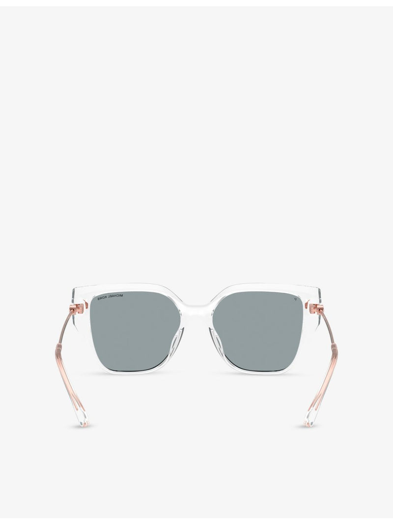 Michael Kors MK2231U square injected sunglasses with polarised lenses, UK version