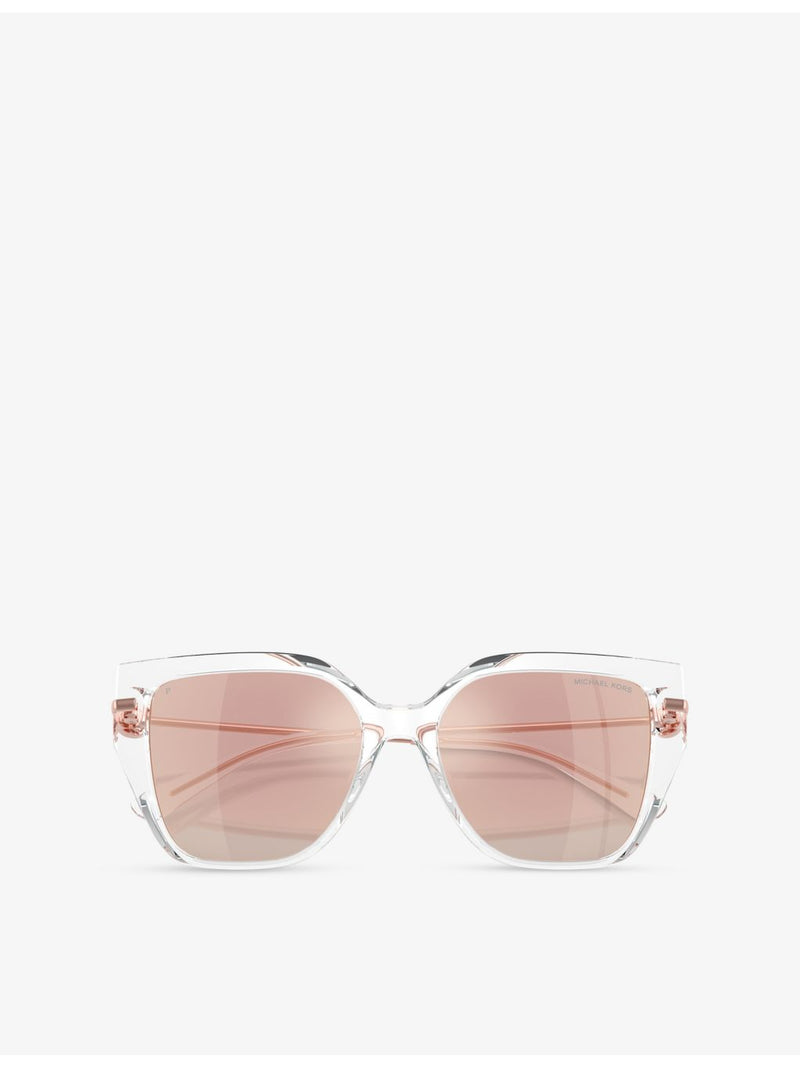 Michael Kors MK2231U square injected sunglasses with polarised lenses, UK version