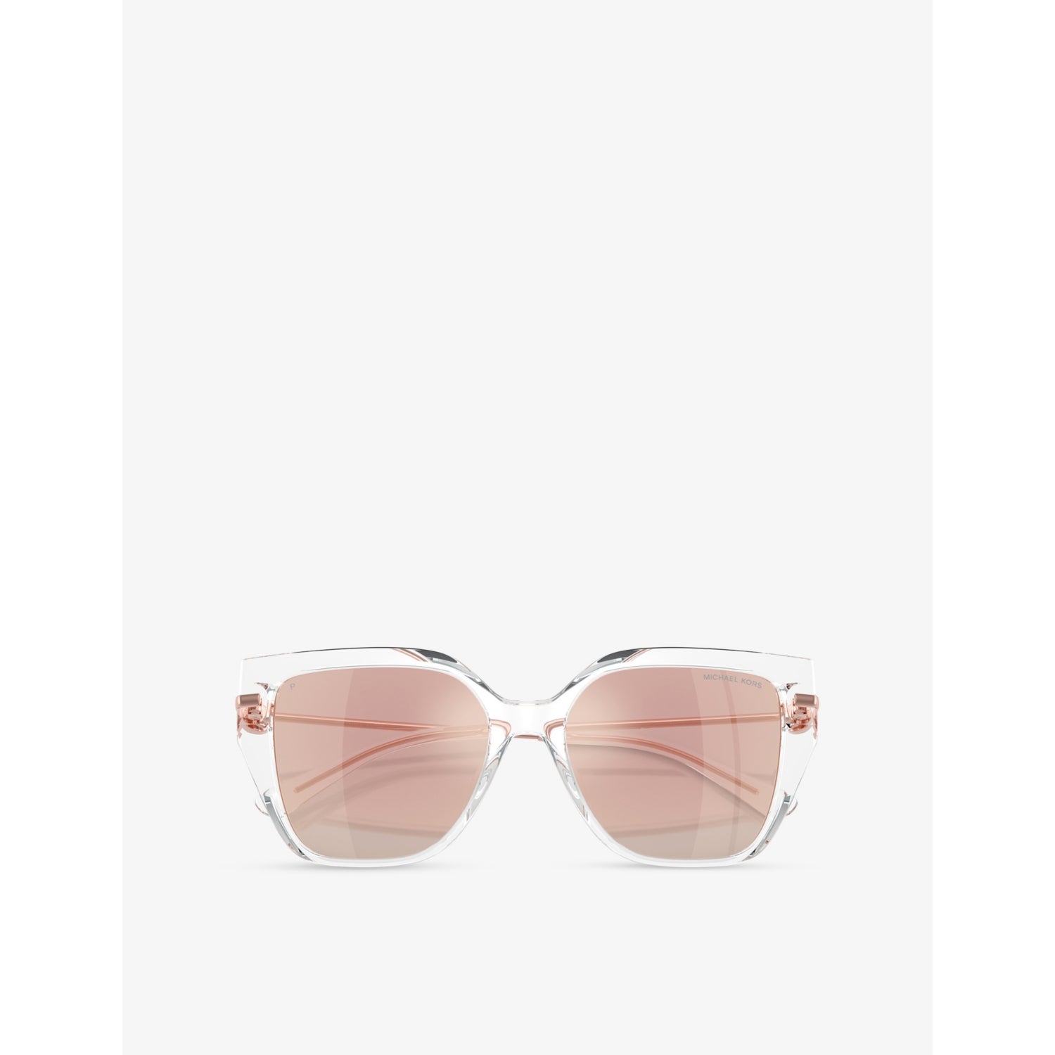 Michael Kors MK2231U square injected sunglasses with polarised lenses, UK version
