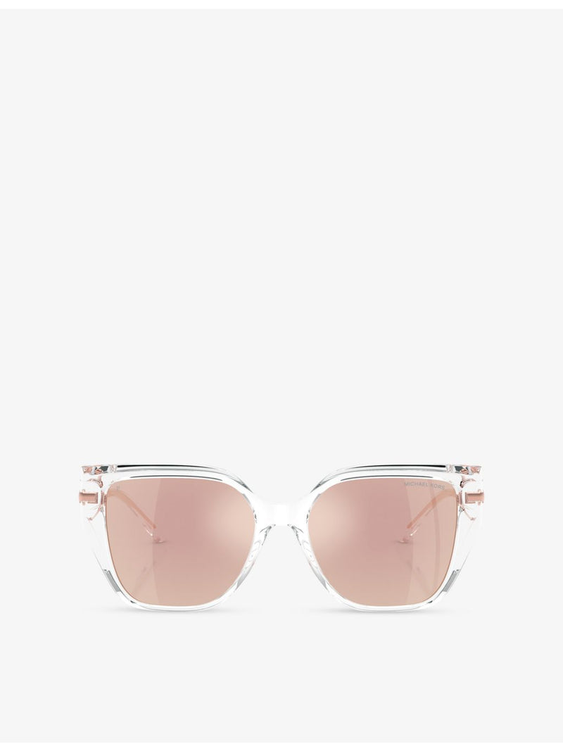 Michael Kors MK2231U square injected sunglasses with polarised lenses, UK version