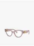 Miu Miu cat-eye acetate optical glasses clear lens - British product